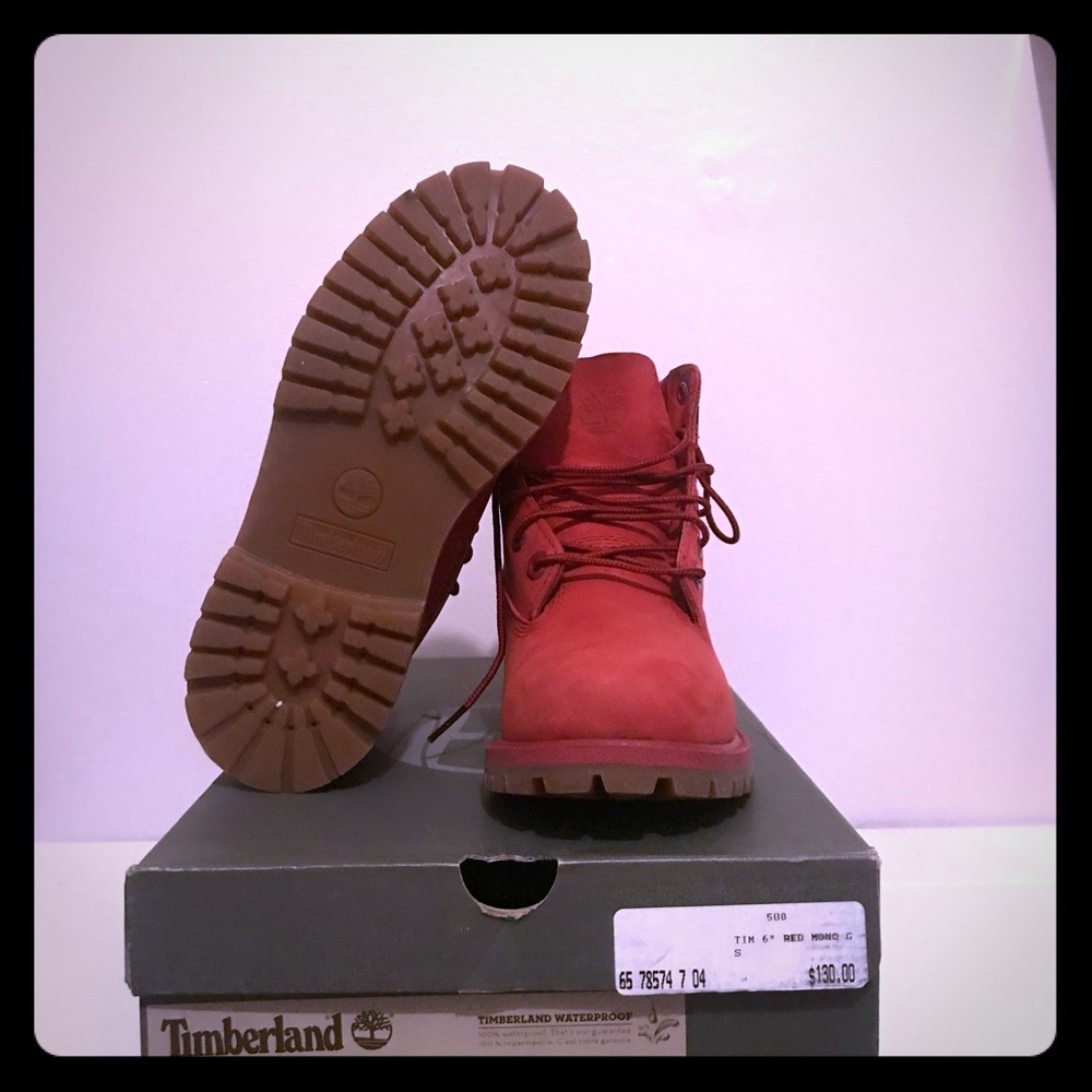 Limited Edition Red Timberlands